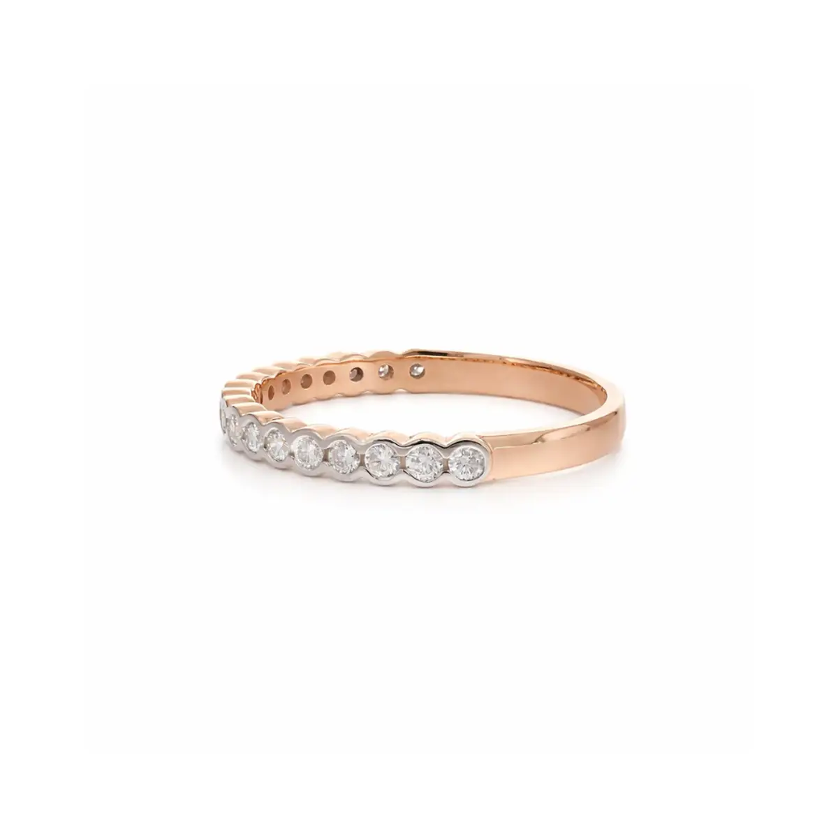 0.32 CT NATURAL DIAMOND WOMENS RING 18K GOLD