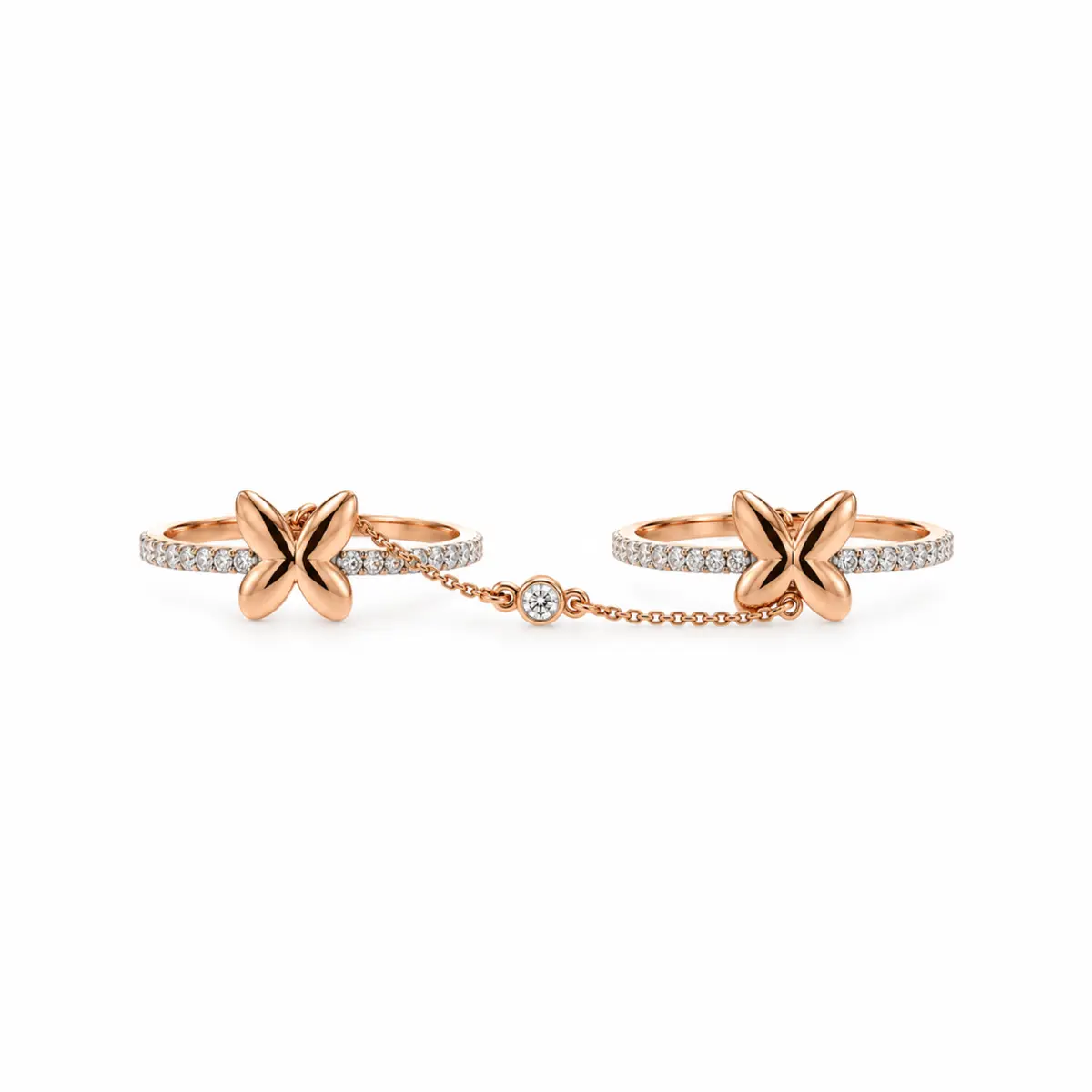 0.26 CT NATURAL DIAMOND WOMENS RING 9K GOLD