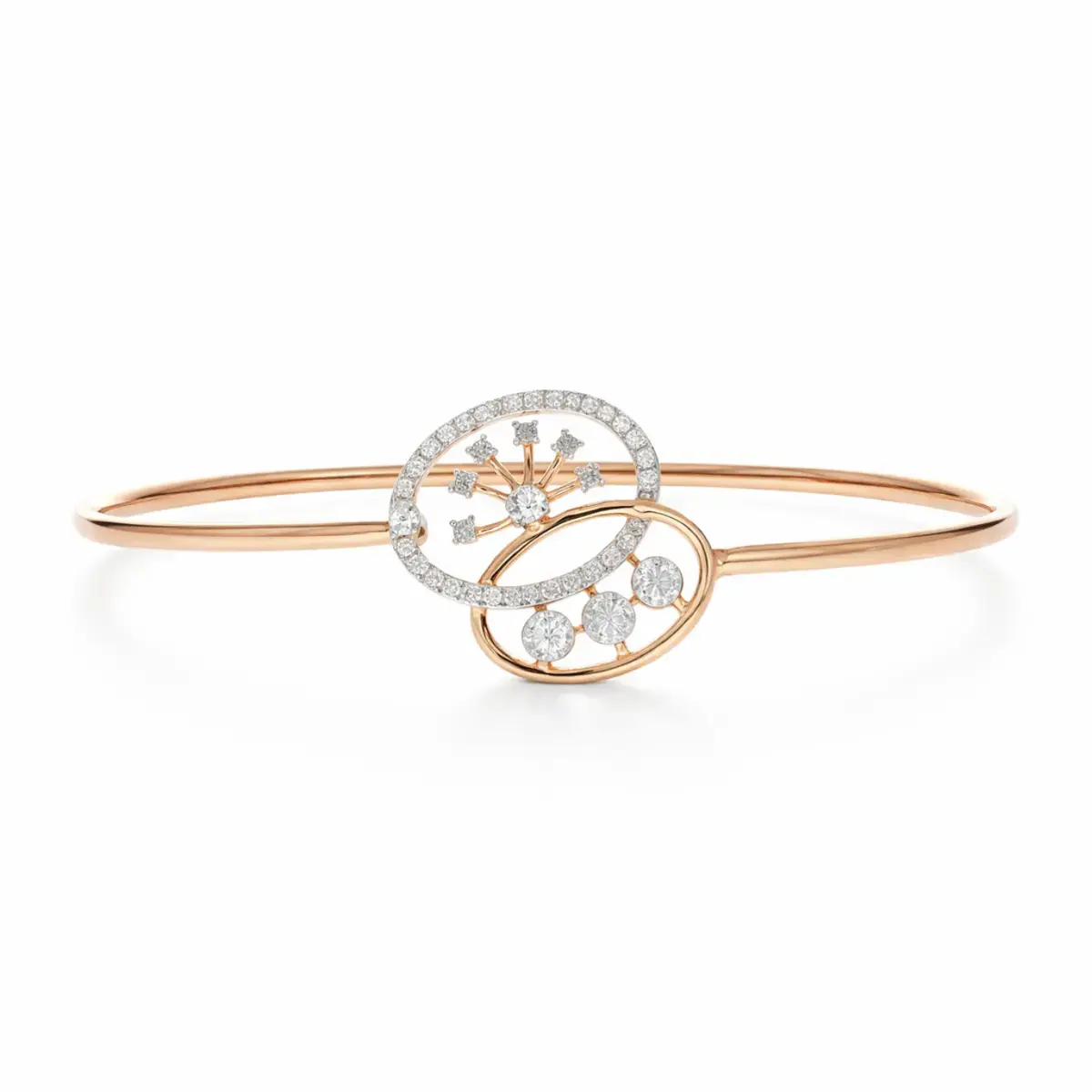 0.22 CT NATURAL DIAMOND BRACELET 18K GOLD