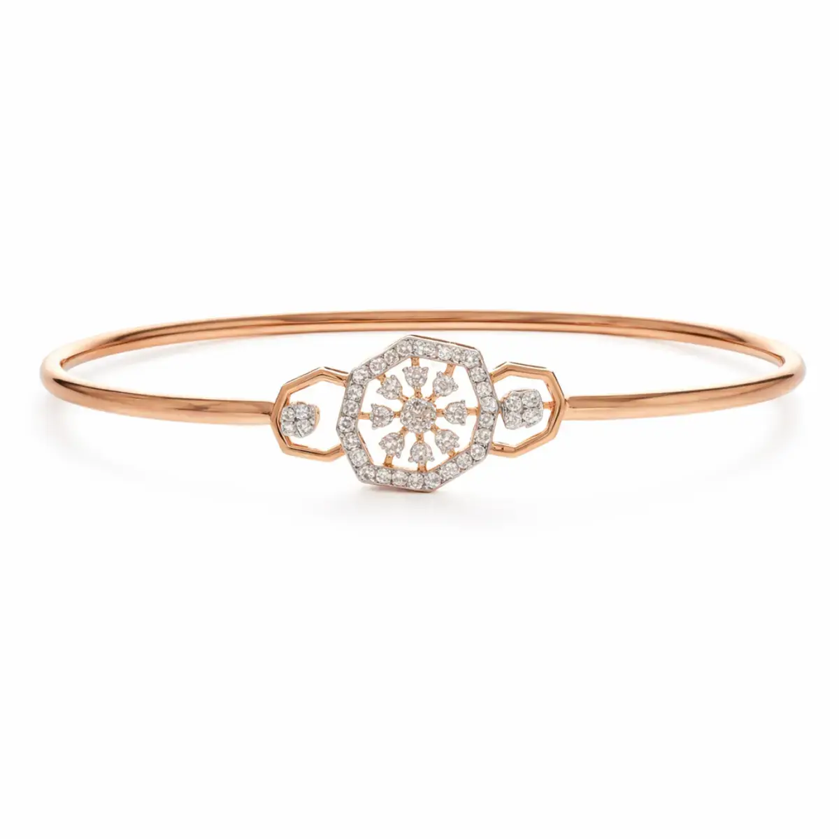 0.26 CT NATURAL DIAMOND BRACELET 18K GOLD