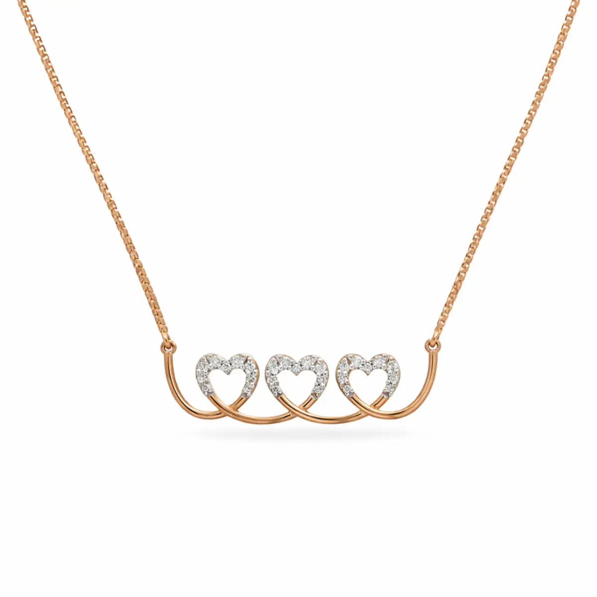 0.11 CT NATURAL DIAMOND PENDANT WITH CHAIN 18K GOLD