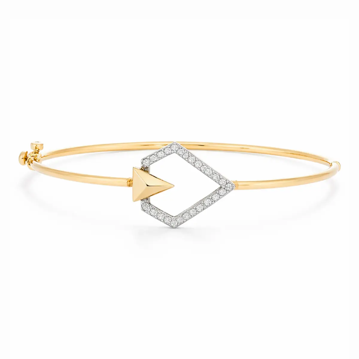 0.16 CT NATURAL DIAMOND BRACELET 18K GOLD