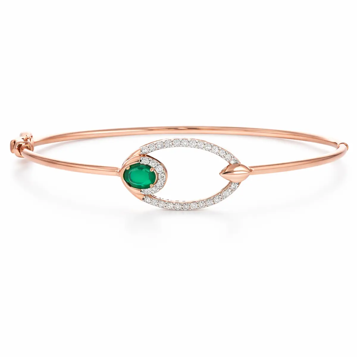0.14 CT NATURAL DIAMOND BRACELET 18K GOLD