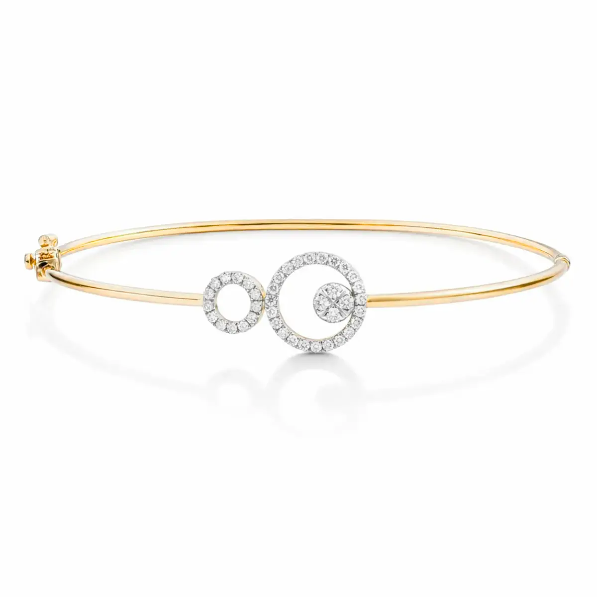 0.26 CT NATURAL DIAMOND BRACELET 18K GOLD