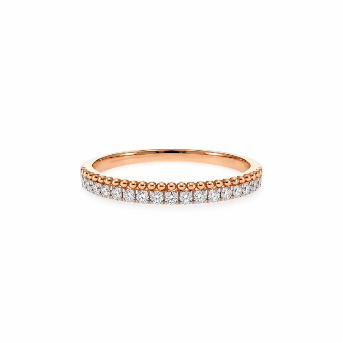 0.20 CT NATURAL DIAMOND WOMENS RING 9K GOLD